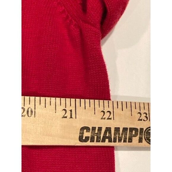 G.H. Bass & Co Men's Red Pullover Sweater Mock Neck Size XL EUC - Picture 6 of 12